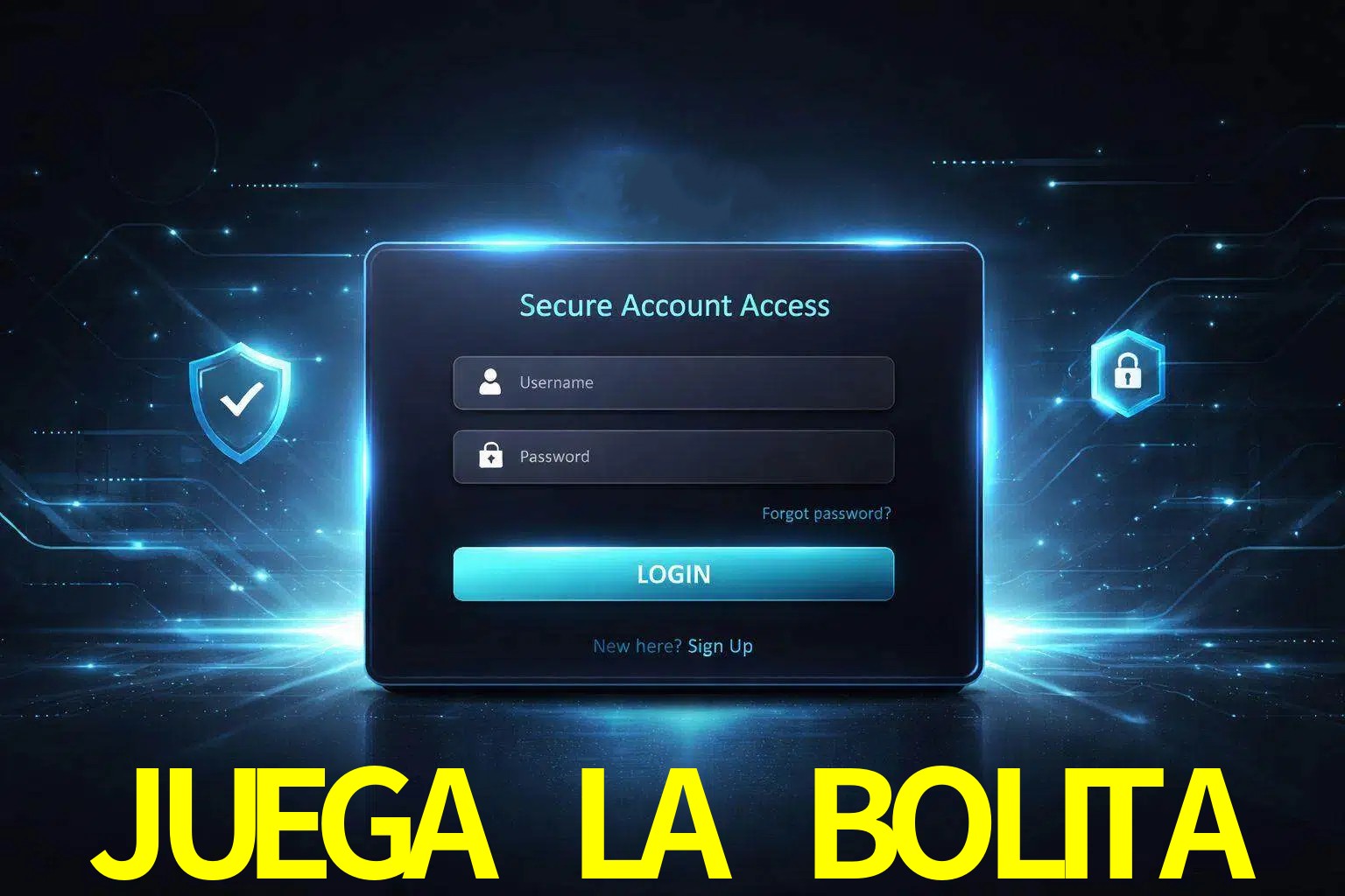 Pantalla de inicio de sesión de cuenta JUEGA LA BOLITA para usuarios en México